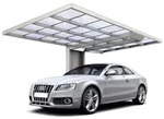 Ximax Carport Neo Typ 90 495 x 307,8 cm 112 kg/qm Edelstahl-Look