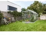 Vitavia Gew&auml;chshaus Venus 6200 ESG 3 mm inkl. 2 Dachfenster, Aluminium eloxiert