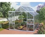 Vitavia Gew&auml;chshaus Mars 9900 ESG 3 mm inkl. 2 Dachfenster, Aluminium eloxiert