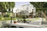 Vitavia Gew&auml;chshaus Uranus 6700 ESG 3 mm inkl. 2 Dachfenster, Aluminium eloxiert