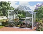 Vitavia Gew&auml;chshaus Mars 6700 ESG 3 mm inkl. 2 Dachfenster, Aluminium eloxiert