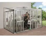 Vitavia Anglehngew&auml;chshaus Helena 8600 Kombiverglasung ESG/HKP Aluminium eloxiert