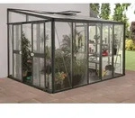 Vitavia Anglehngew&auml;chshaus Helena 8600 Kombiverglasung ESG/HKP Schwarz