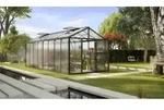 Vitavia Gew&auml;chshaus Zeus 15700 10 mm Hohlkammerplattenn inkl. 3 Dachfenster, Schwarz