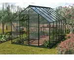 Vitavia Gew&auml;chshaus Merkur 9900 ESG 3 mm inkl. 2 Dachfenster, Smaragd