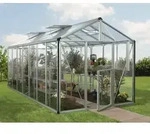 Vitavia Gew&auml;chshaus Zeus 13800 ESG/HKP inkl. 3 Dachfenster, Aluminium eloxiert