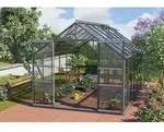 Vitavia Gew&auml;chshaus Mars 9900 ESG 3 mm inkl. 2 Dachfenster, Schwarz