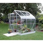 Vitavia Gew&auml;chshaus Orion 3800 ESG 3 mm inkl. 1 Dachfenster, Aluminium eloxiert