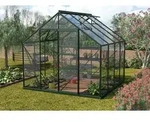 Vitavia Gew&auml;chshaus Merkur 6700 ESG 3 mm inkl. 2 Dachfenster, Smaragd