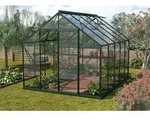 Vitavia Gew&auml;chshaus Merkur 8300 ESG 3 mm inkl. 2 Dachfenster, Smaragd