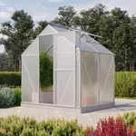 Vitavia Gew&auml;chshaus Eos 3100 inkl. 1 Dachfenster 4 mm Hohlkammerplatten, Aluminium