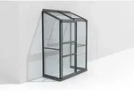 Vitavia Anglehngew&auml;chshaus Styx 900 Einscheibensicherheitsglas Schwarz