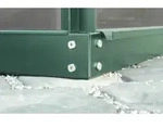 Vitavia Stahlfundament f&uuml;r Gew&auml;chshaus Osiris/Ida 6500, 6cm, smaragd