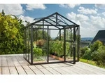 Vitavia Gew&auml;chshaus Zeus 6200 ESG/HKP inkl. 2 Dachfenster, Schwarz