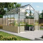 Vitavia Gew&auml;chshaus Cassandra 8300 ESG 3 mm inkl. 4 Dachfenster Aluminium eloxiert