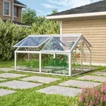 Vitavia Fr&uuml;hbeet Zola inkl. 4 Dachfenster 3 mm ESG Aluminium eloxiert