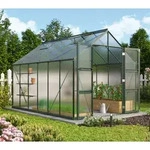 Vitavia Gew&auml;chshaus Domus 9900 HKP 4 mm inkl. 4 Dachfenster Smaragd