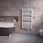 XIMAX Badheizk&ouml;rper Alpha mit Mittenanschluss in Weiss - 1121x700x30 mm, 706 Watt