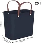 Nachhaltige Rotho Multibag ALBULA 25L Ocean-Bound Plastic Tragetasche Einkaufskorb