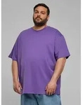 bequemes URBAN CLASSICS Herren T-Shirt 240 g/m2 mit Baumwolle Violett - S