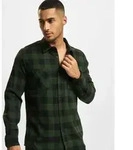 modernes URBAN CLASSICS Herren Polo-Shirt 120 g/m2 mit Baumwolle Schwarz/Gr&uuml;n - L