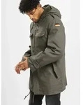 l&auml;ssige Brandit Herren Jacke mit Baumwolle Khaki - 56