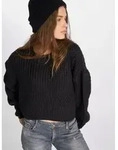 l&auml;ssiges Urban Classics Damen Sweatshirt Oversize Schwarz - M
