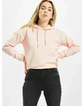 bequemer URBAN CLASSICS Damen Hoodie Kordelzug Rippb&uuml;ndchen 300 g/m2 mit...