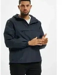 moderne Brandit Herren Jacke Rei&szlig;verschluss Kapuze Navy - M