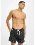 sommerliche Urban Classics Herren Shorts Kordelzug 115 g/m2 Schwarz - S