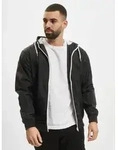 stylische Urban Classics Herren Jacke Stretch 75 g/m2 Schwarz/Wei&szlig; - XL