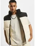 l&auml;ssige Urban Classics Herren Jacke 139 g/m2 Creme-Wei&szlig;/Schwarz - M