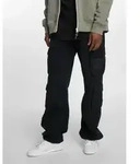 stylische Brandit Herren Jeans mit Baumwolle Schwarz - 5XL