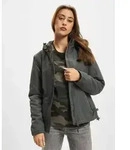 funktionale Brandit Damen Jacke Rei&szlig;verschluss Klettverschluss Grau - S