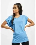 l&auml;ssiges Urban Classics Damen T-Shirt 140 g/m2 mit Baumwolle Blau - XS