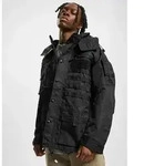 funktionale Brandit Herren Jacke Rei&szlig;verschluss Taschen Schwarz - L