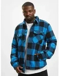 l&auml;ssige Brandit Herren Jacke mit Baumwolle Blau/Schwarz - L