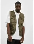schlichte Brandit Herren Jacke Rei&szlig;verschluss Taschen Khaki - 4XL