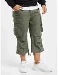 l&auml;ssige Brandit Herren Shorts Rei&szlig;verschluss Taschen mit Baumwolle Khaki - XXL