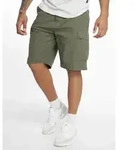 sommerliche Brandit Herren Shorts Taschen mit Baumwolle Khaki - M