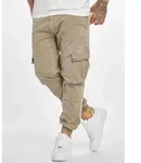 l&auml;ssige URBAN CLASSICS Herren Jeans Stretch Taschen 270 g/m2 mit Baumwolle Beige -