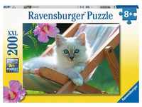 Ravensburger 13289, Ravensburger Puzzle Weißes Kätzchen