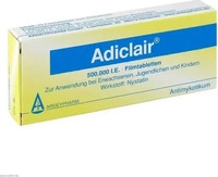 PZN-DE 03690086, Adiclair Filmtabletten 20 St, Grundpreis: &euro; 0,51 / St&uuml;ck