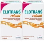 Elotrans reload Elektrolyt-Pulver mit Vitaminen Doppelpack 2x15x7,57 g Beutel