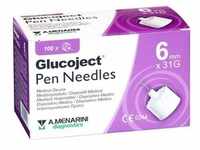 Glucoject Pen-Nadeln 31 Gx6 mm 0,25 100 St Kanüle