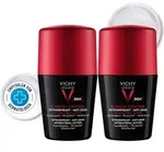 Vichy Homme Deo Roll-on Antitranspirant 96h DP 2x50 ml Creme