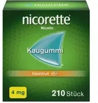 Nicorette Kaugummi 4 mg freshfruit 210 St