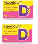 Vigantolvit Vitamin D3, K2 und Calcium Sparset 2x60 St Filmtabletten