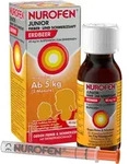Nurofen Junior Fieber-u.Schmerzsaft Erdbe.40 mg/ml 150 ml Suspension zum Einnehmen