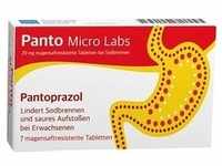 Panto Micro Labs 20 mg msr.Tabl.bei Sodbrennen 7 St Tabletten magensaftresistent